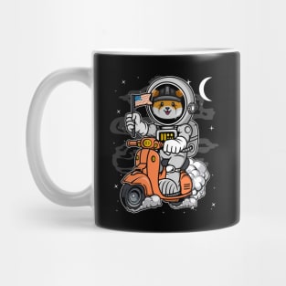 Astronaut Scooter Floki Inu Coin To The Moon Floki Army Crypto Token Cryptocurrency Blockchain Wallet Birthday Gift For Men Women Kids Mug